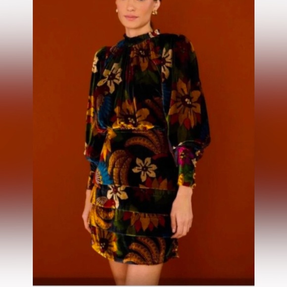 NWT Farm Rio Macaw Ballet Mini Dress